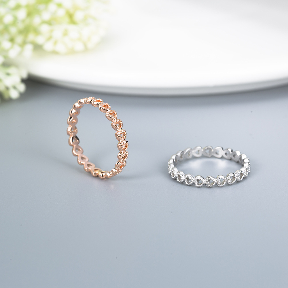 Heart Connection Ring on Display
