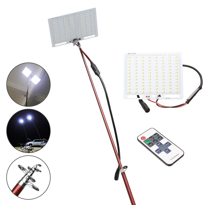 Camping with LED Light