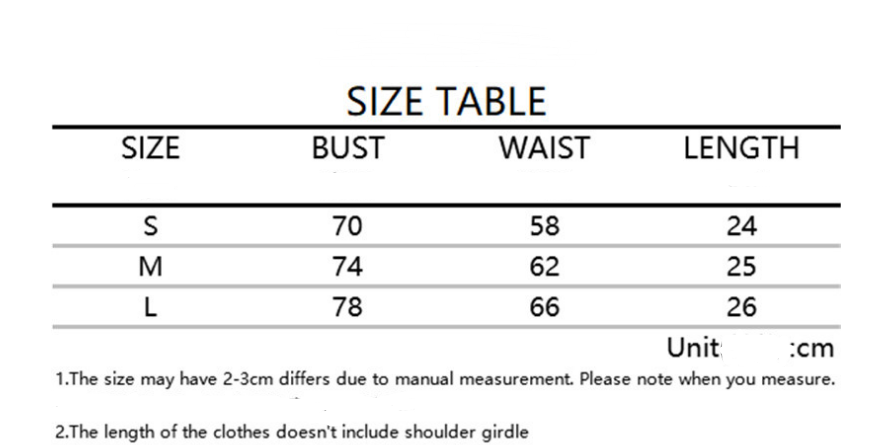 Fashionable Short Backless Crop Top