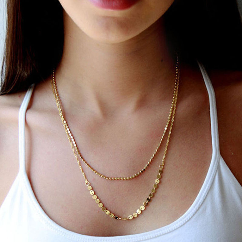 Stylish Double-Layer Necklace