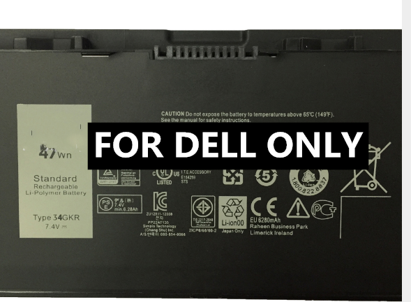 Imagem 3 da bateria do computador Dell