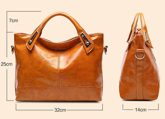 Minimalist Leather Shoulder Bag Image 1
