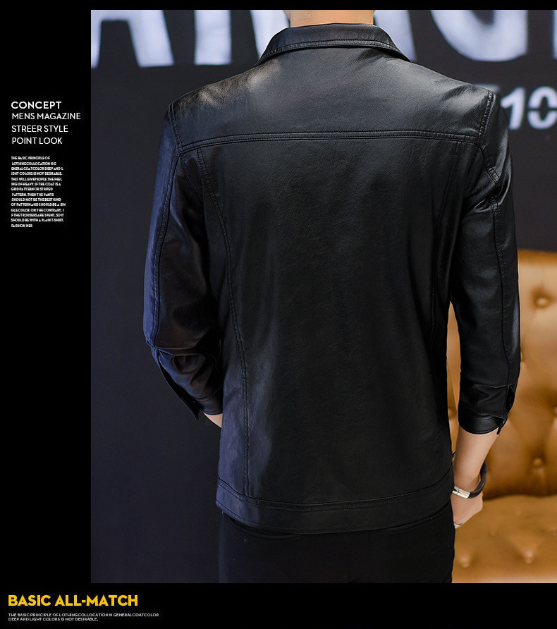 Men's Leather Jacket - Style 5