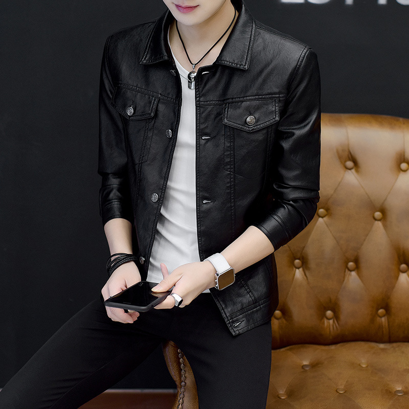 Men's Leather Jacket - Style 7