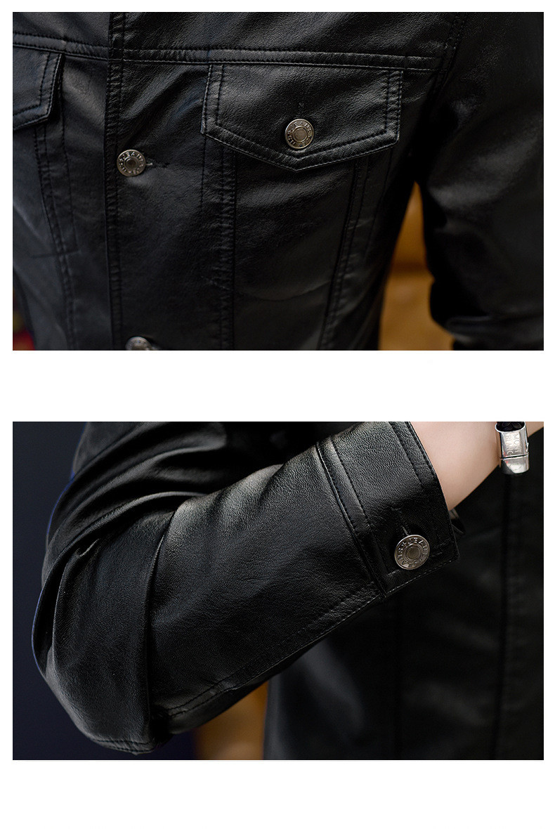 Men's Leather Jacket - Style 4