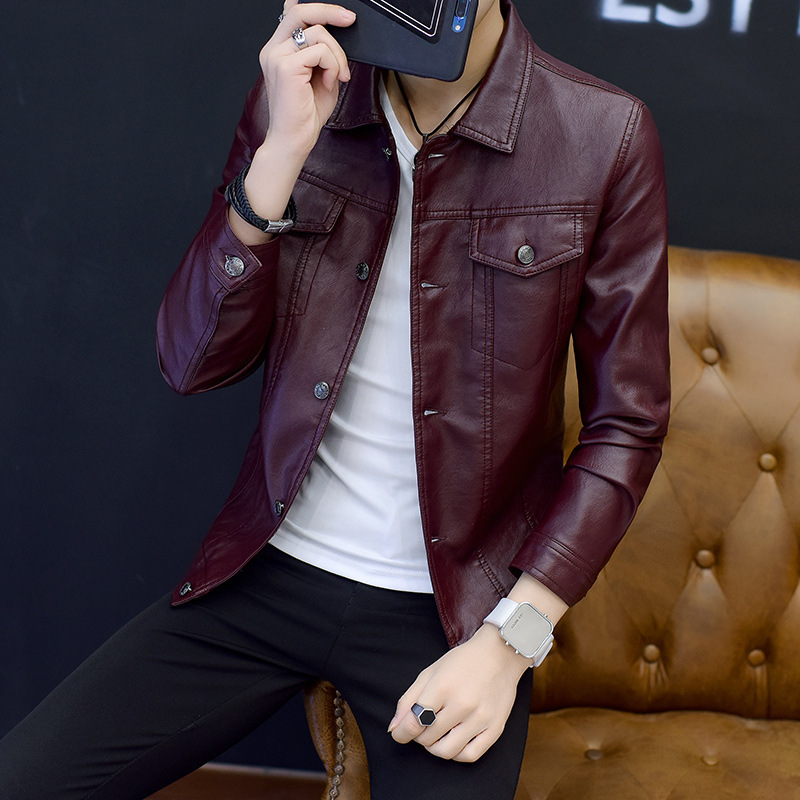 Men's Leather Jacket - Style 6