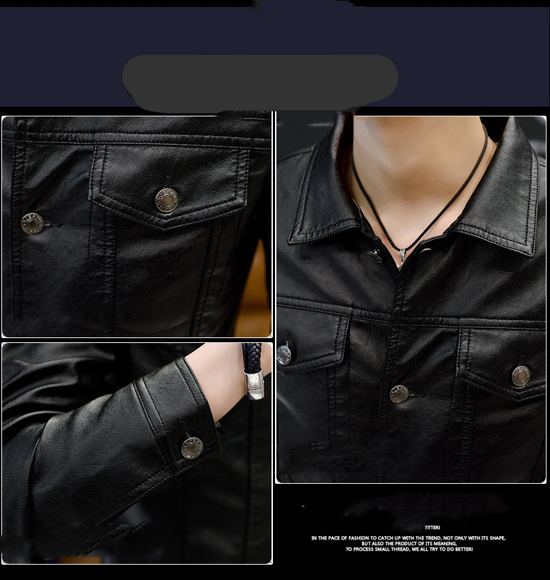 Men's Leather Jacket - Style 2