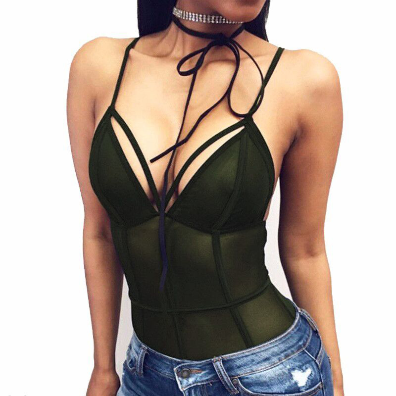 Sheer Mesh Bodysuit Image 2