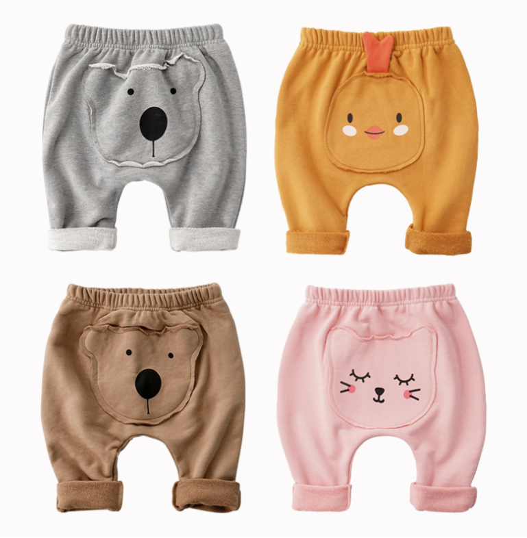 Cartoon Animal Print Harem Pants