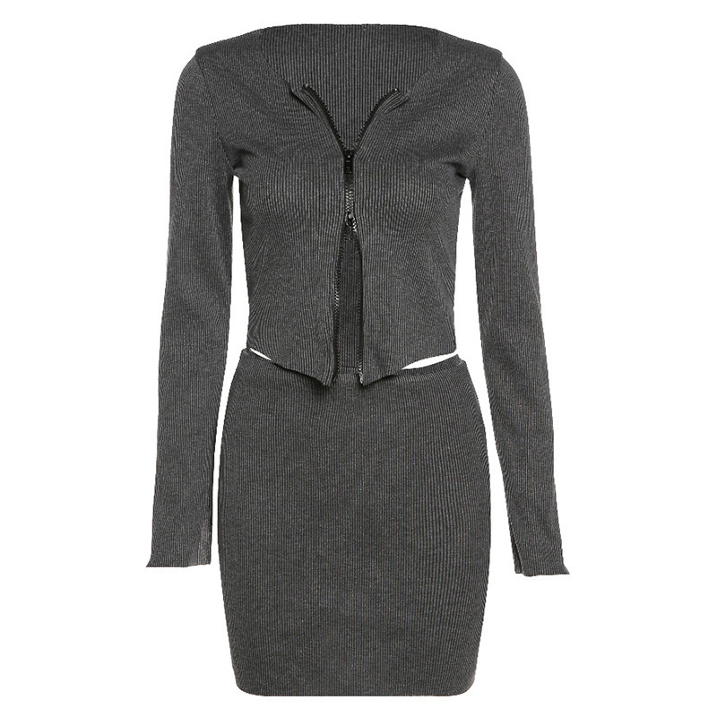 Details of the Zip-up Cardigan