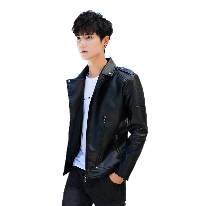 Men's Leather Jacket Image 2