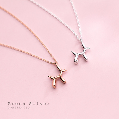 Cute Dog Pendant Necklace Style