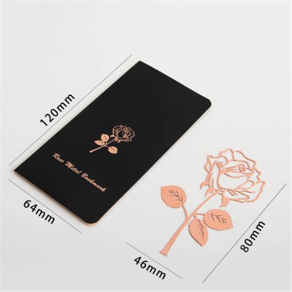 Rose Bookmark - Gold