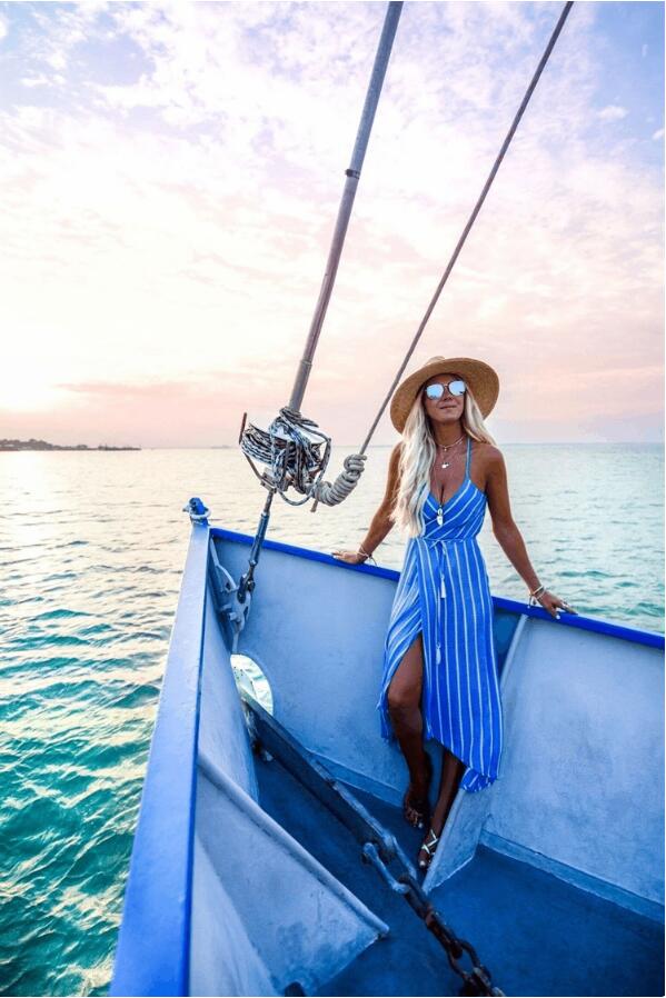 Bohemian Striped Dress 3