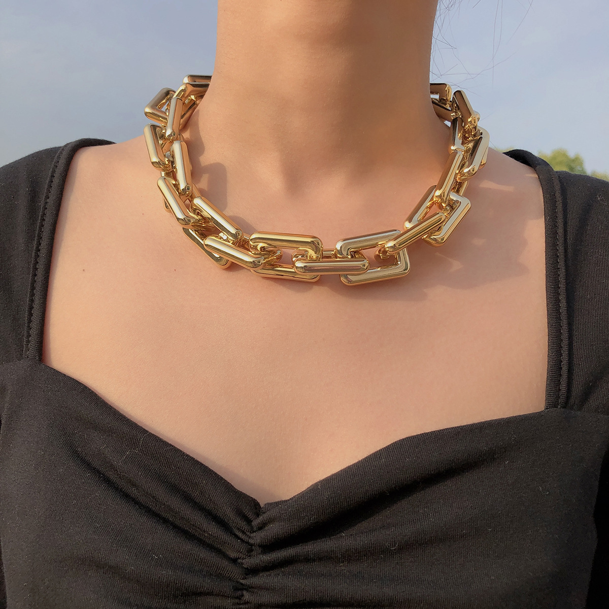 Gold Choker Necklace