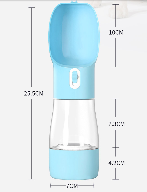 Multi-Functional Pet Cup - Blue and Gray