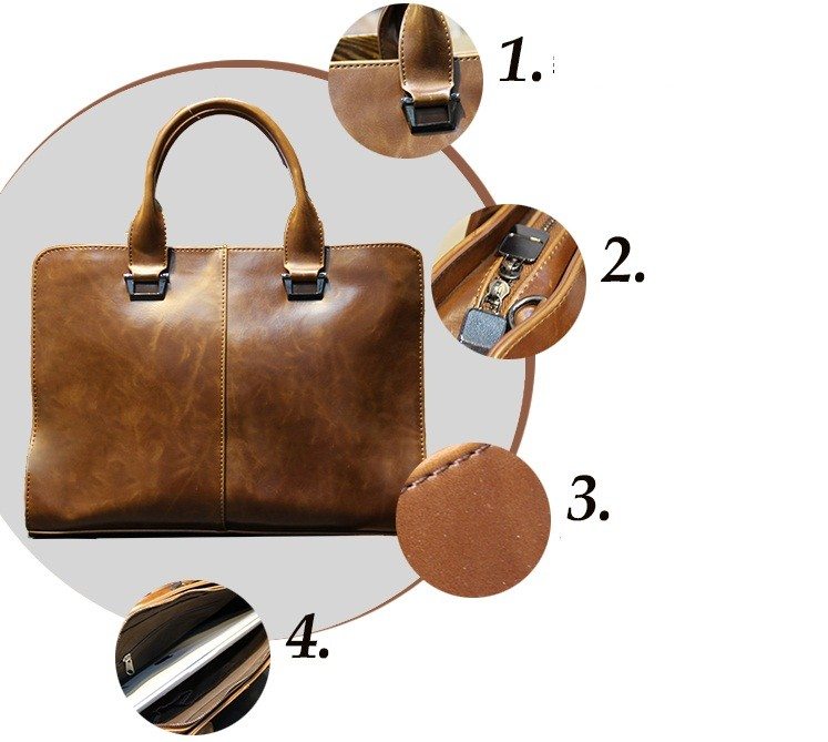 Business Briefcase Black Color