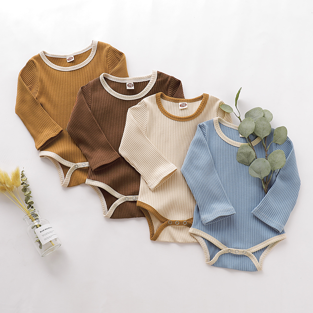 Long-sleeved baby climbing suit