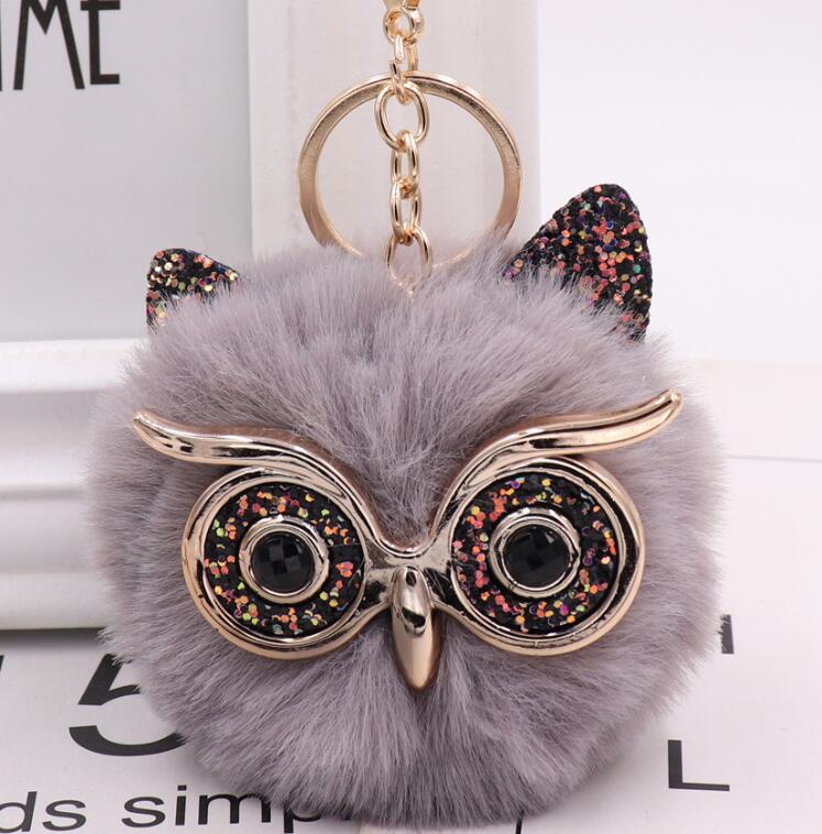 Owl Plush Keychain