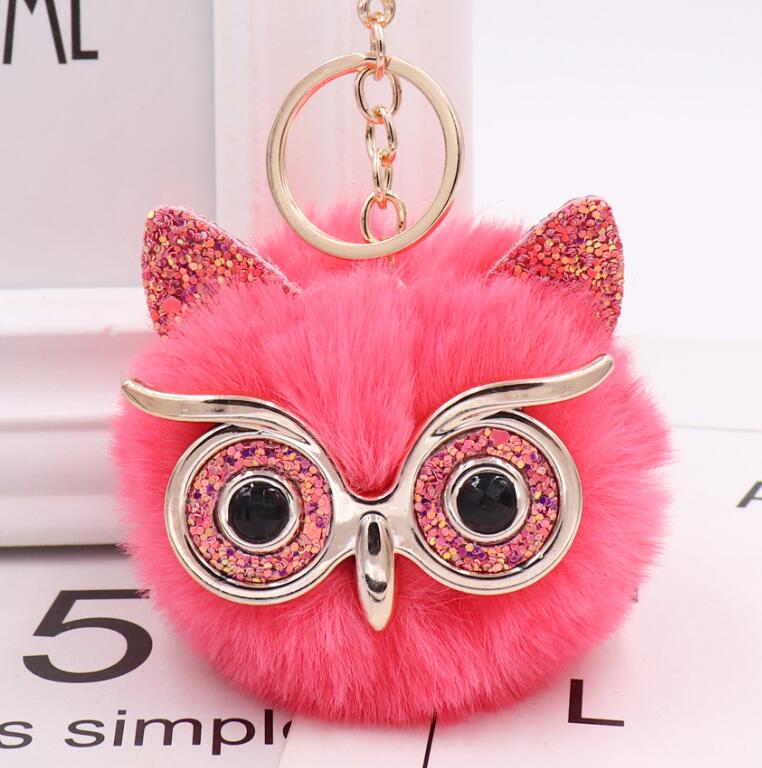 Owl Plush Keychain