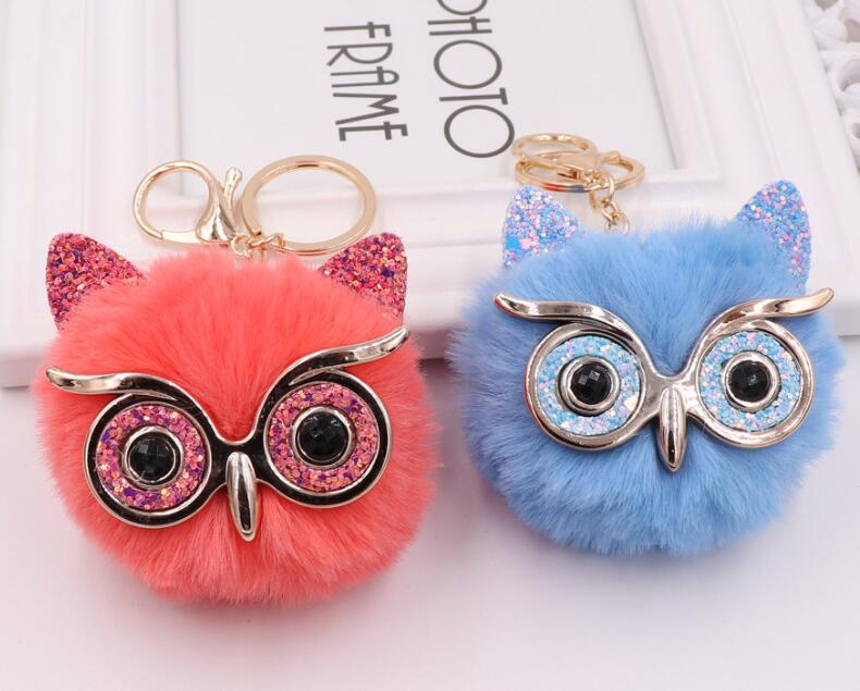 Owl Plush Keychain