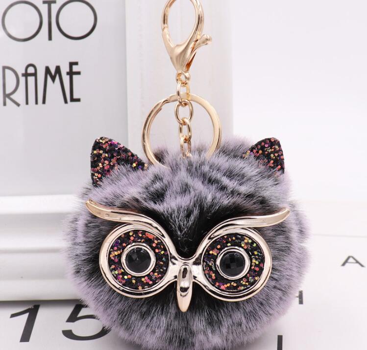 Owl Plush Keychain