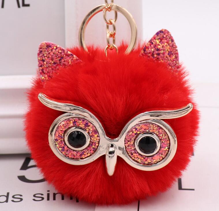 Owl Plush Keychain