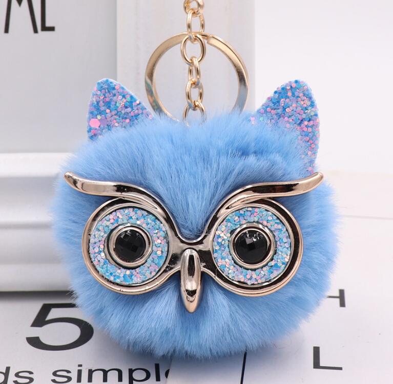 Owl Plush Keychain