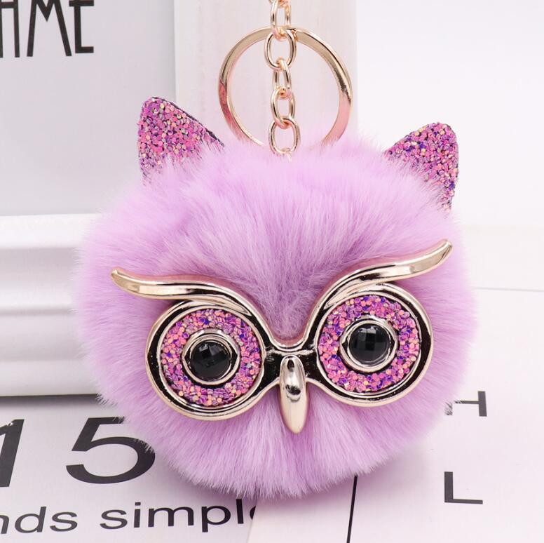 Owl Plush Keychain