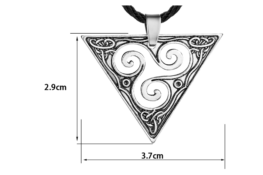 Retro Men's Slavic Pendant Necklace