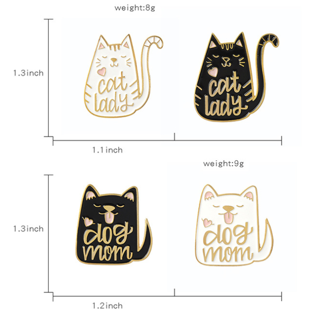 Colorful Pet Brooches