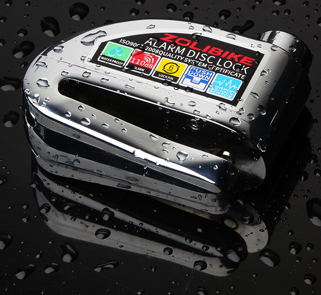 Close-up of the INBIKE Bike Alarm Disc Lock