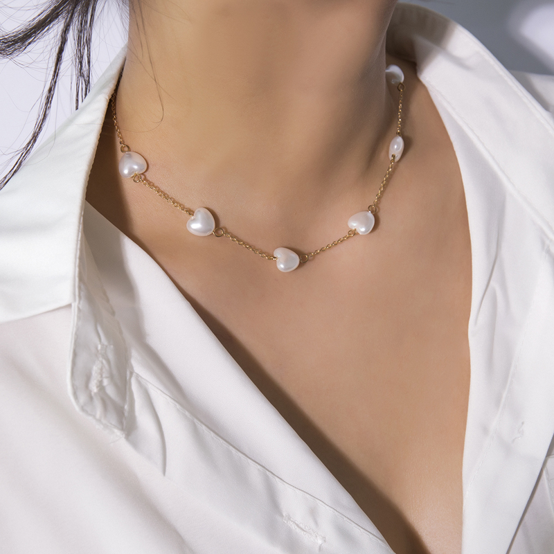 Pearl Heart Necklace