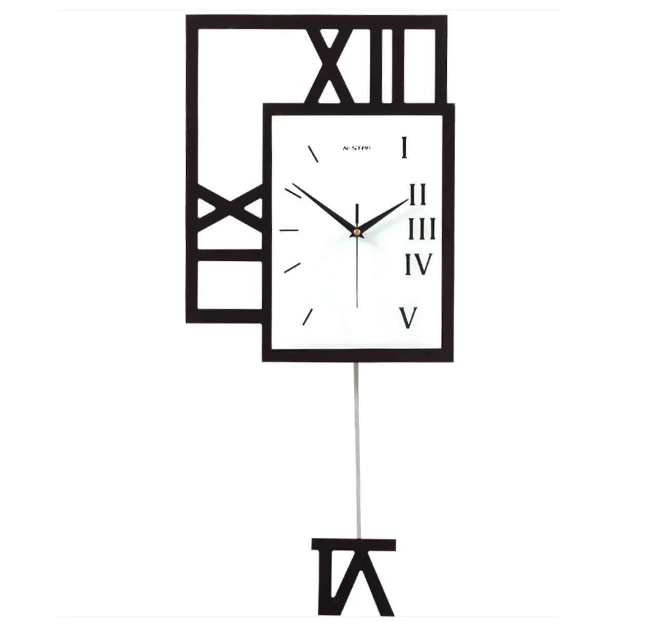 Creative Silent Swing Quartz Clock Image 1