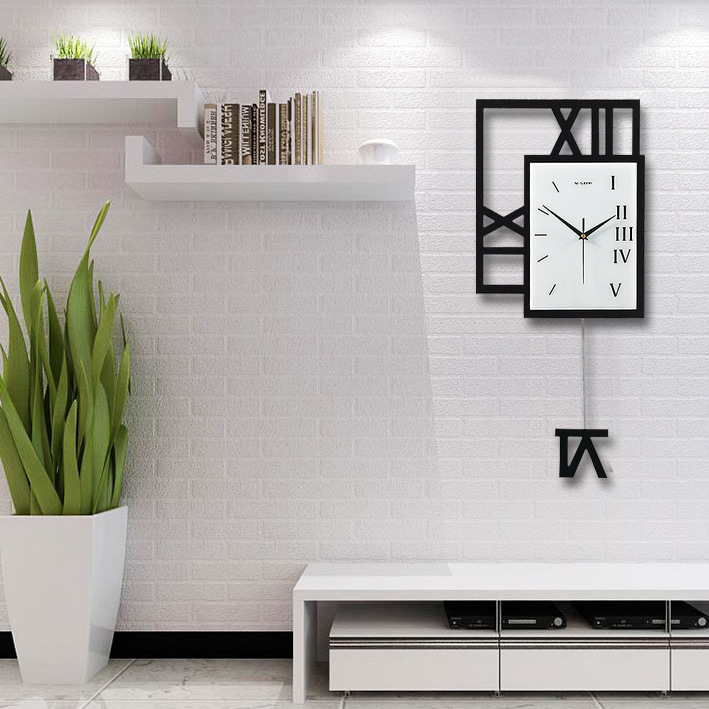 Creative Silent Swing Quartz Clock Image 4