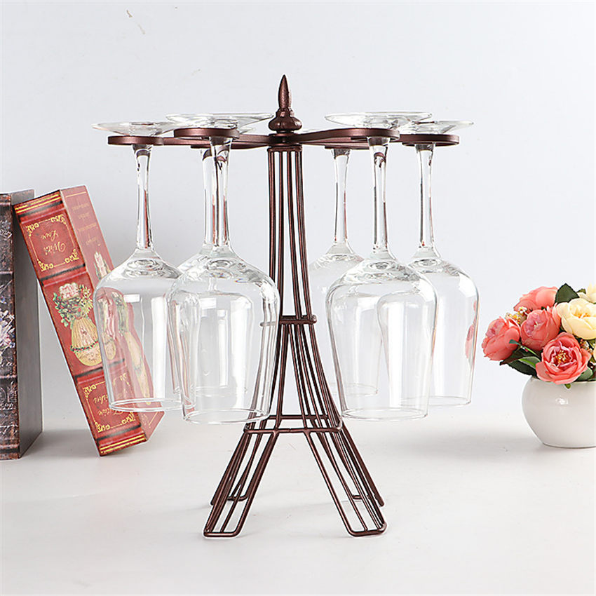 Creative Hanging Wine Glass Rack Image 3