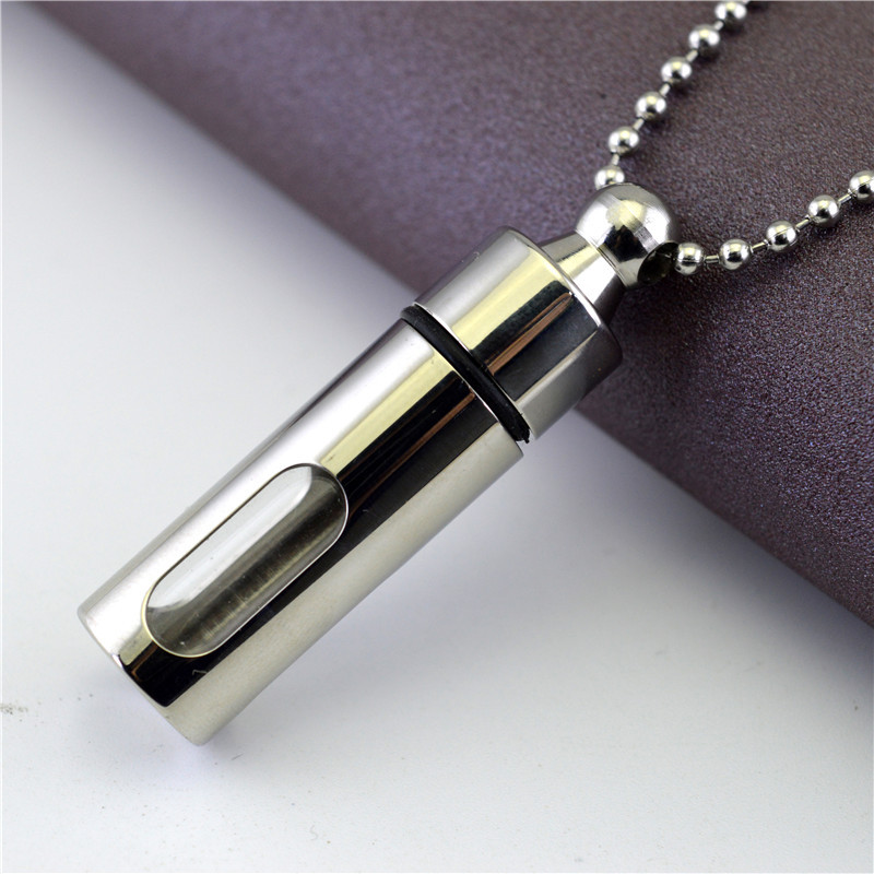 Openable Storage Bottle Necklace - Image 2