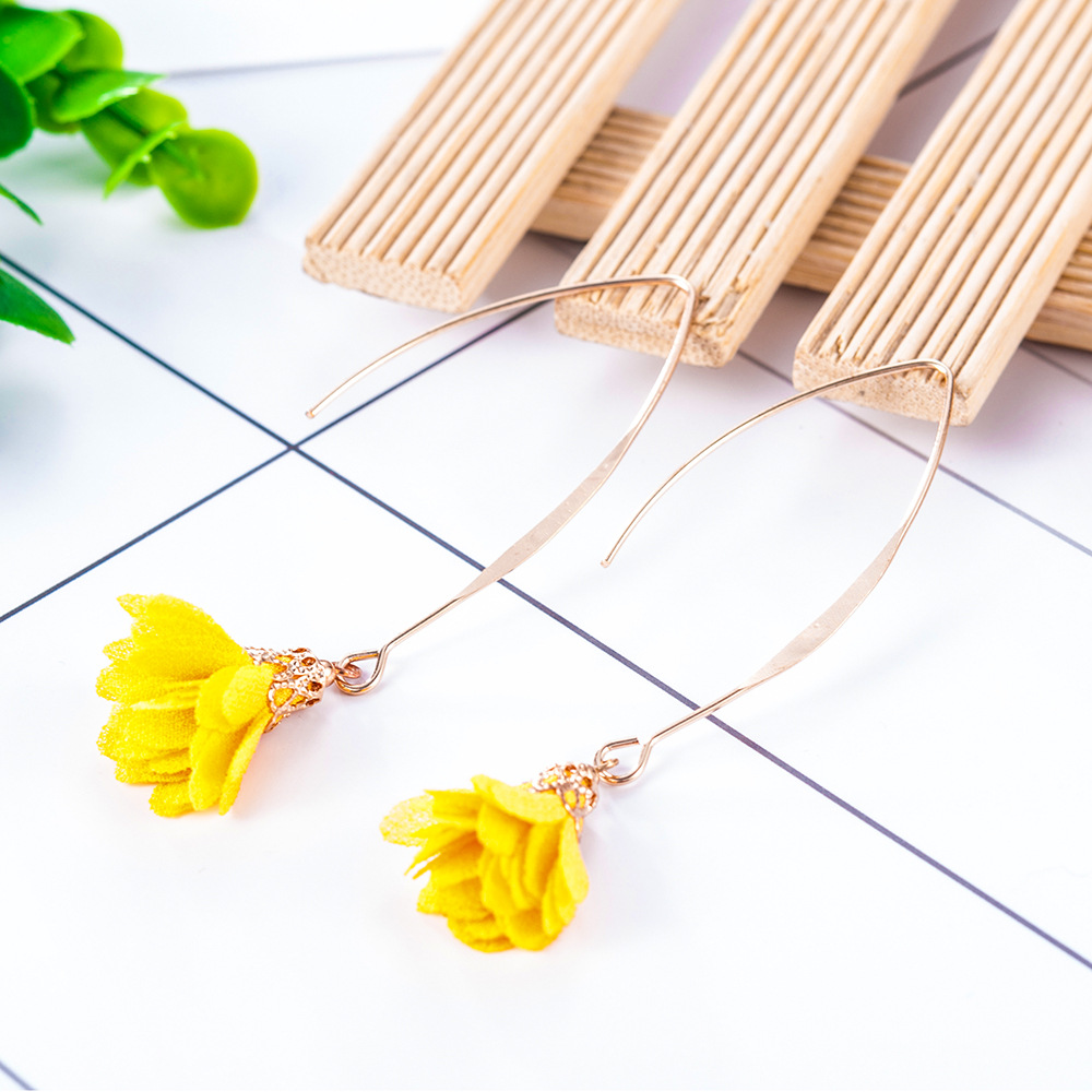 Rose Flower Earrings - Image 4