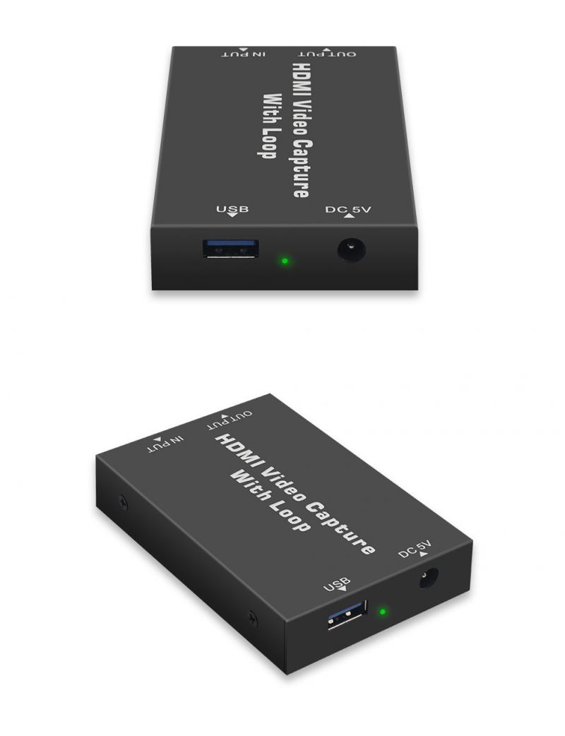 4K HDMI capture card with Loop HDMI video & audio capture support L-PCM Audio format