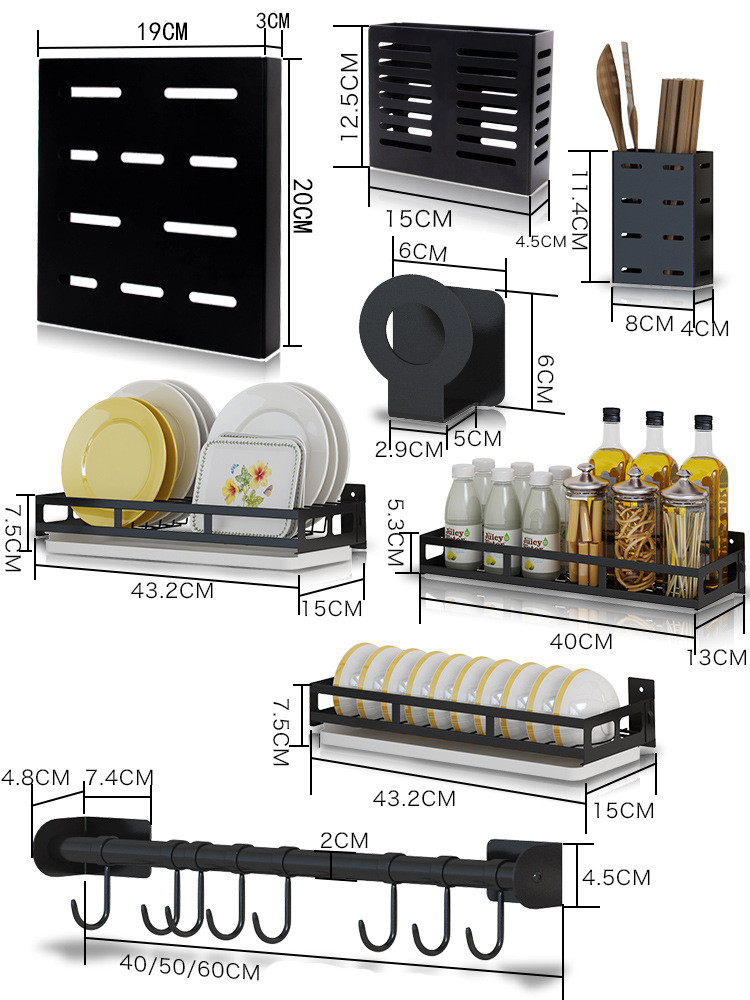 Wall-mounted Kitchen Organizer