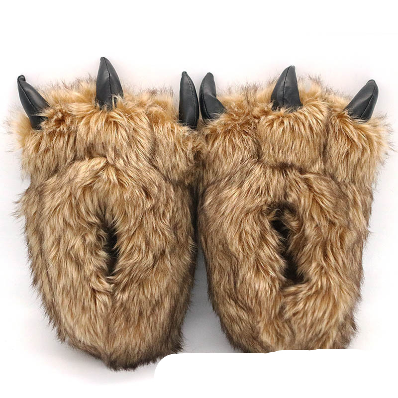 Bear Paw Slippers Front View