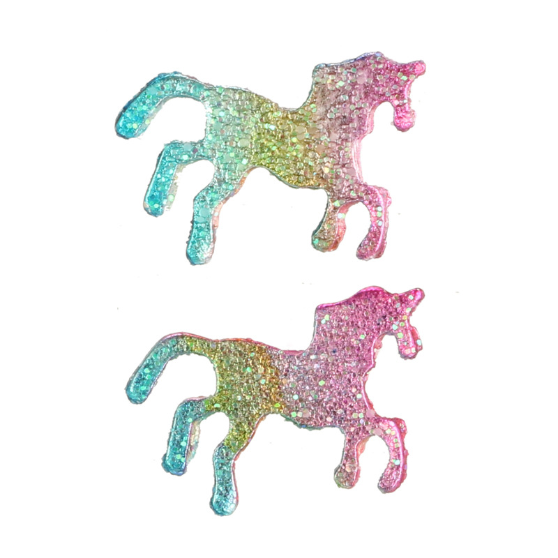 Colorful Pony Ear Studs Image 3