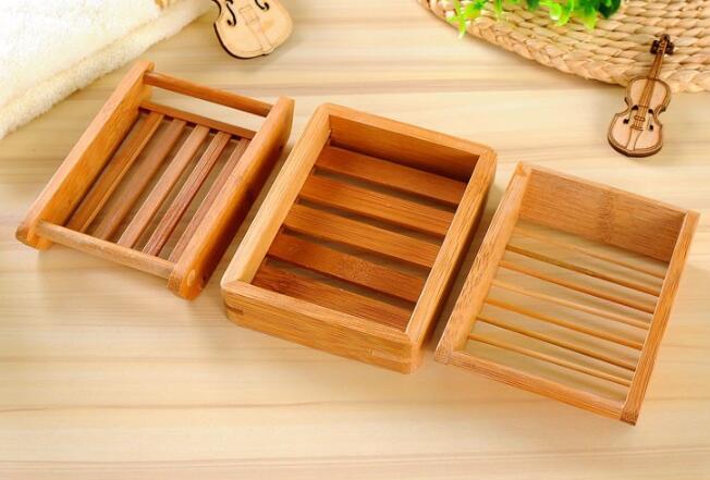 Bamboo Soap Dish Square