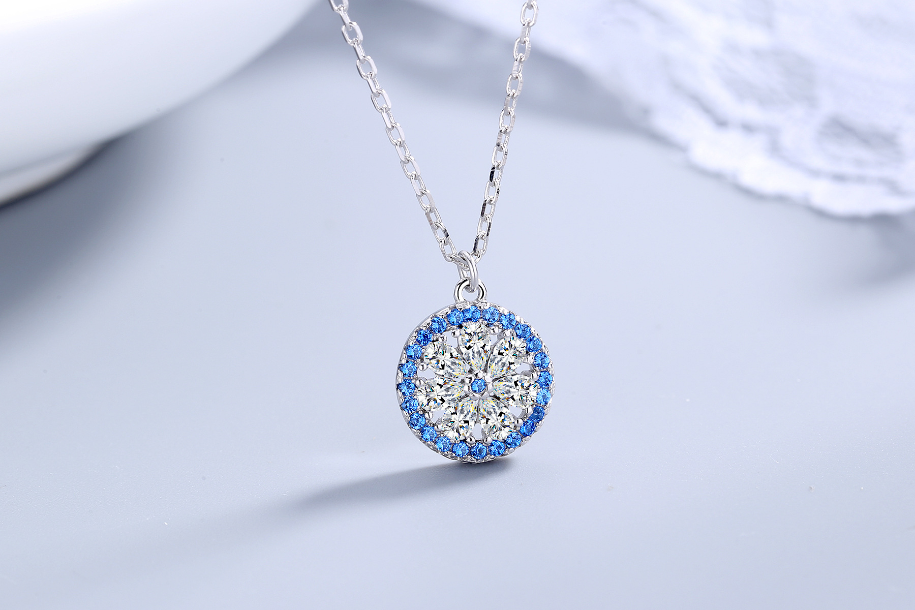 Blue Starry Sky Necklace 7