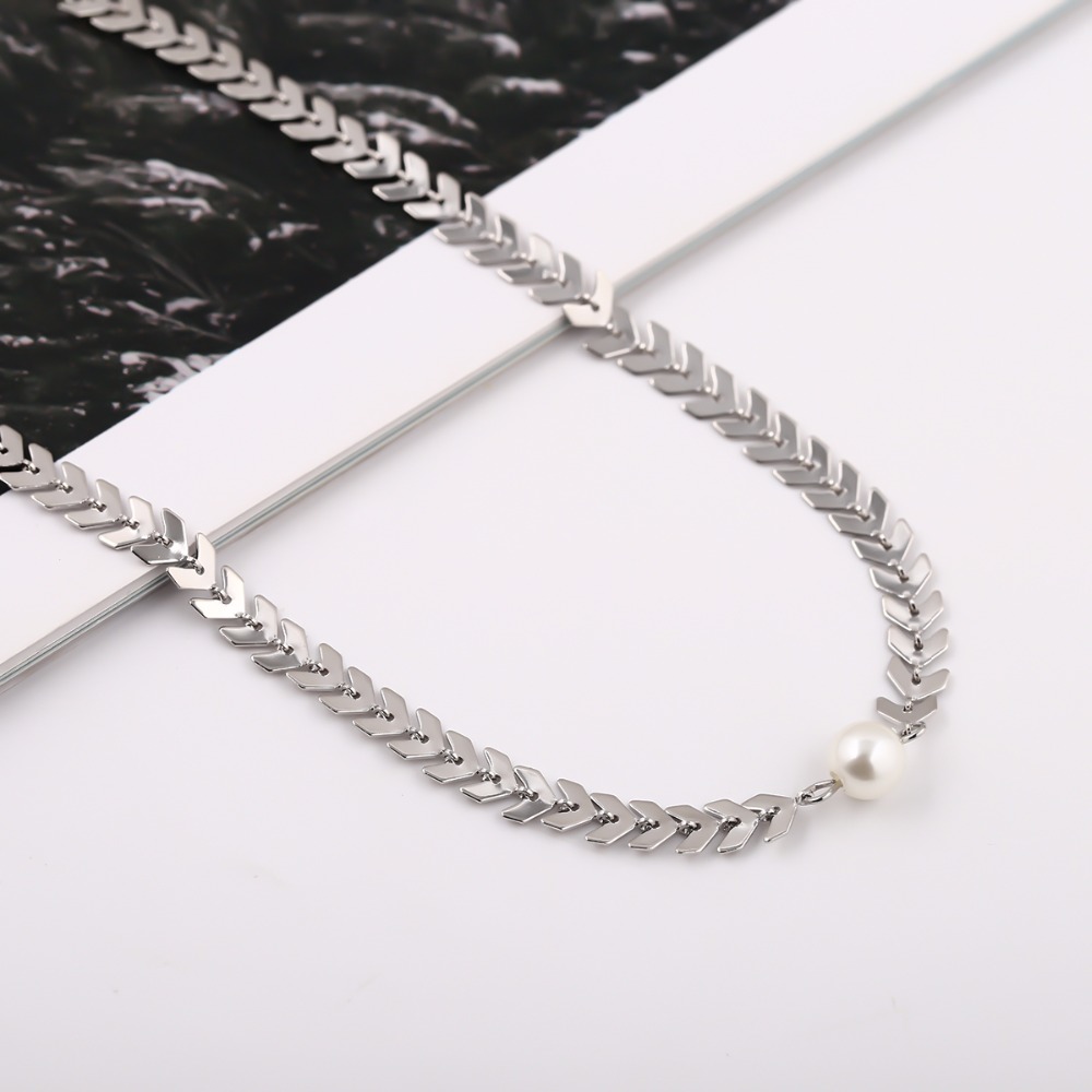 Stylish Necklace on Model
