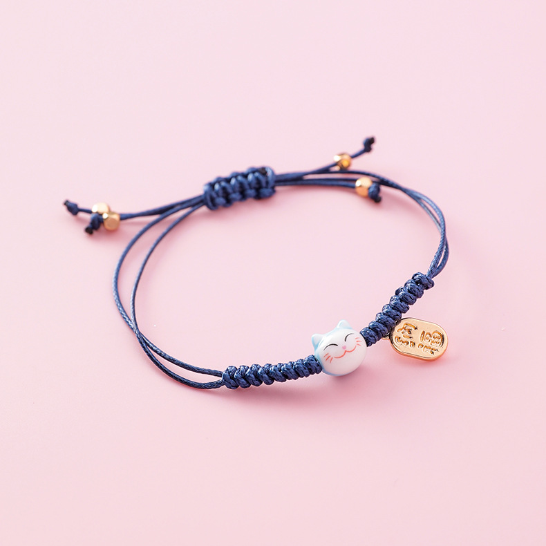 Cute Ceramic Cat Bracelet Image 1