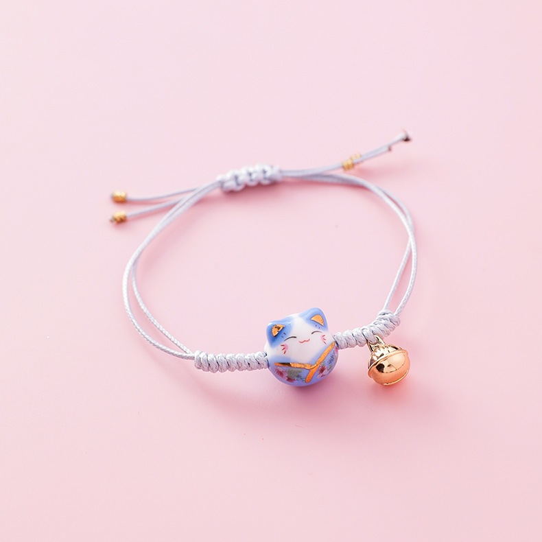 Cute Ceramic Cat Bracelet Image 2
