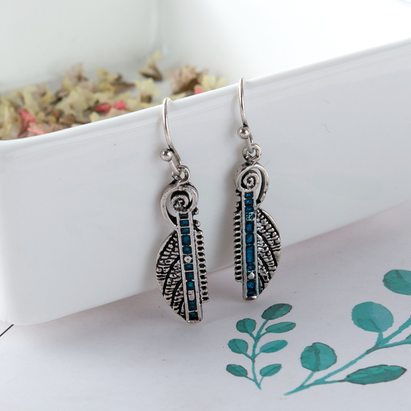 Natural Stone Retro Style Fashion Earrings 1