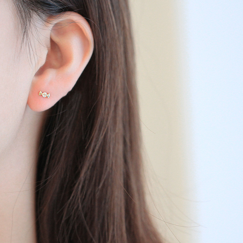 Gold Mini Candy Earrings