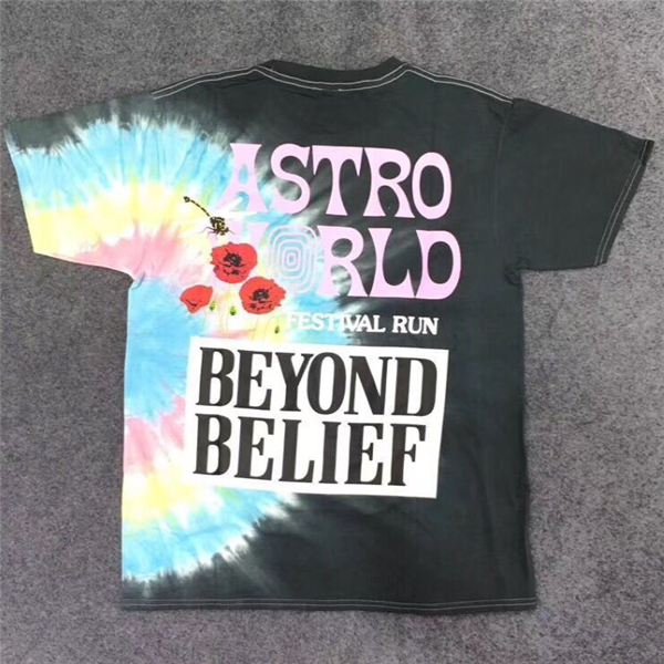 Tie-dye short sleeve T-shirt Image 3